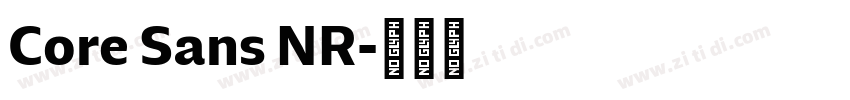 Core Sans NR字体转换